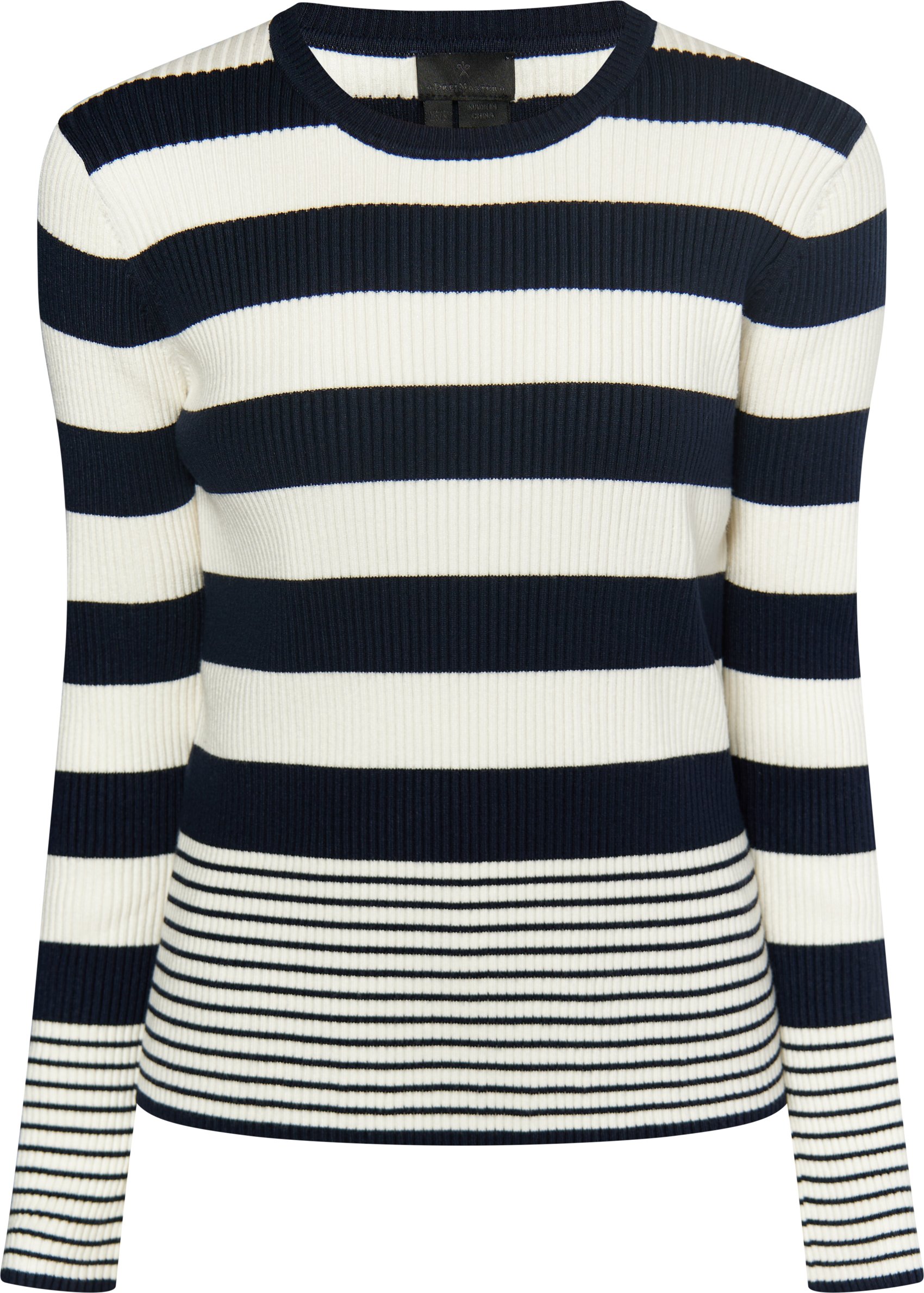 Dreimaster Strickpullover Damen Meereswollweiß