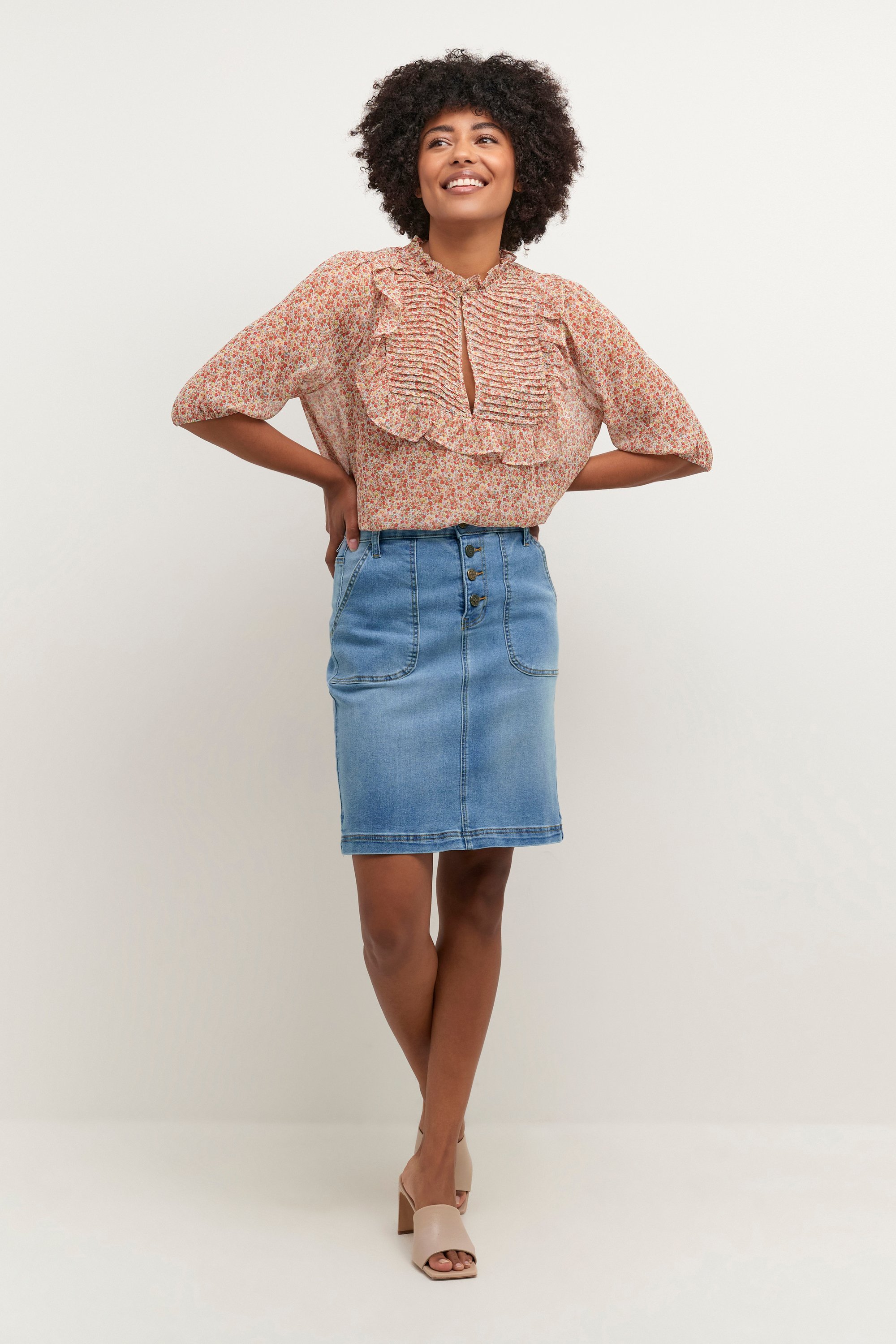 Denimrock Slim Fit Hellblaue Waschung light blue