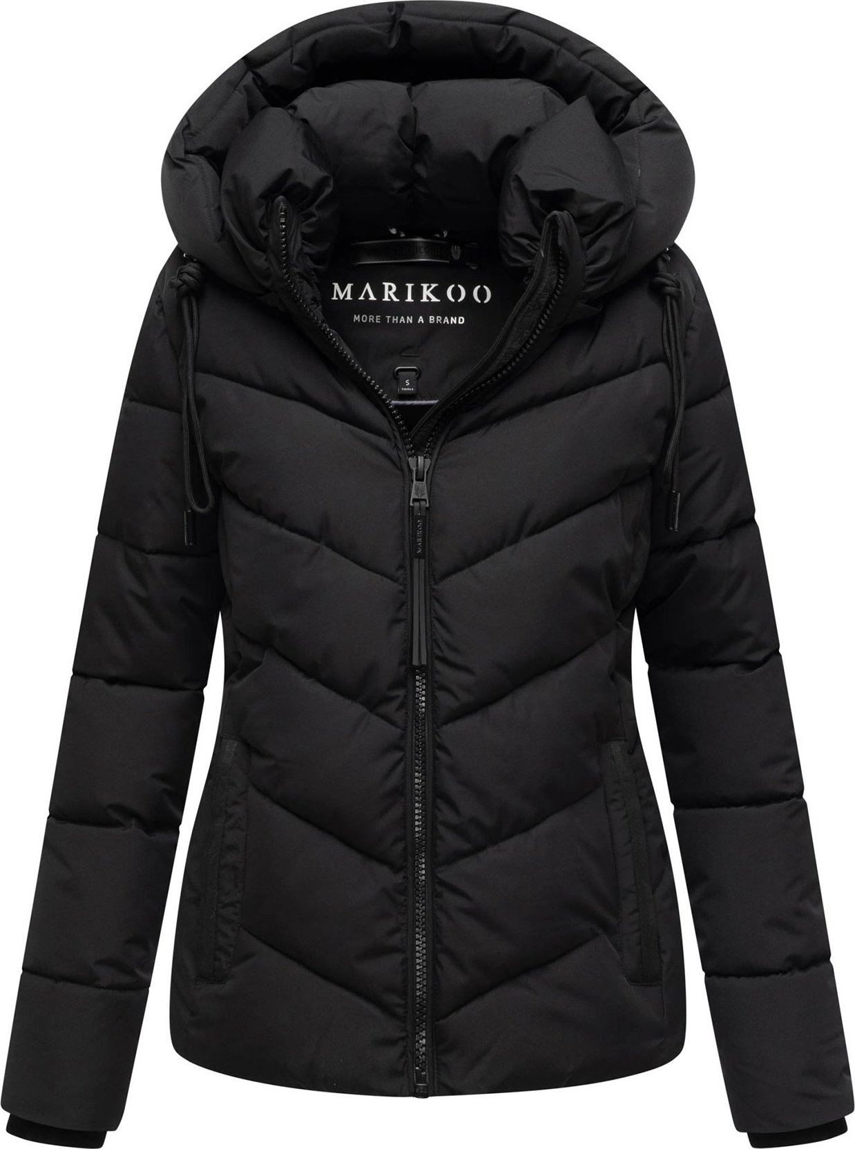 Marikoo Damen Winterjacke Sahnemausii XVI mit abnehmbarer Kapuze