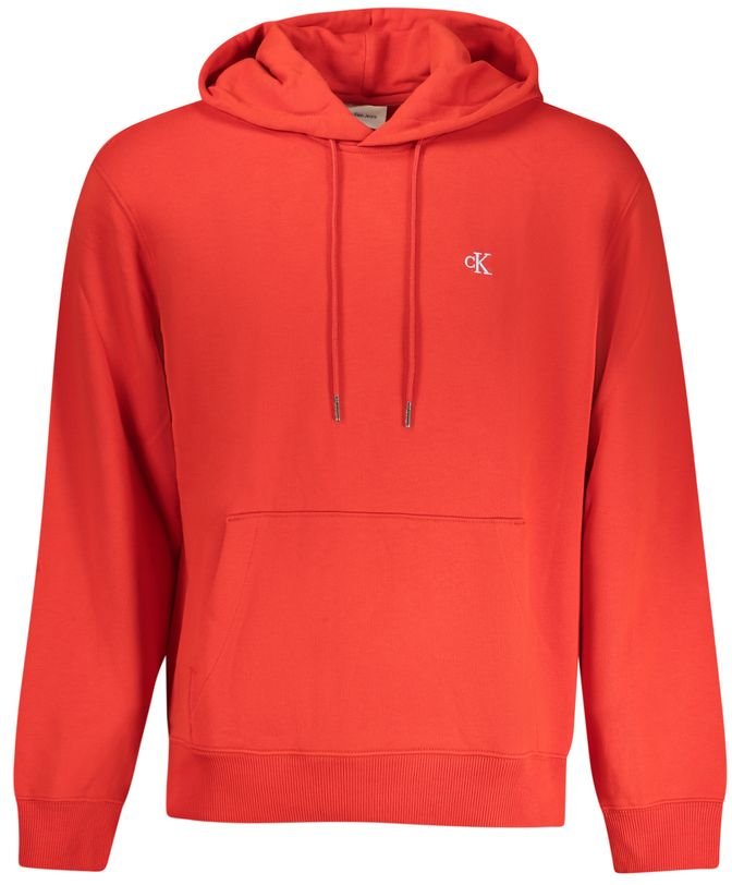 Calvin Klein Rotes Baumwoll-Sweatshirt für Männer