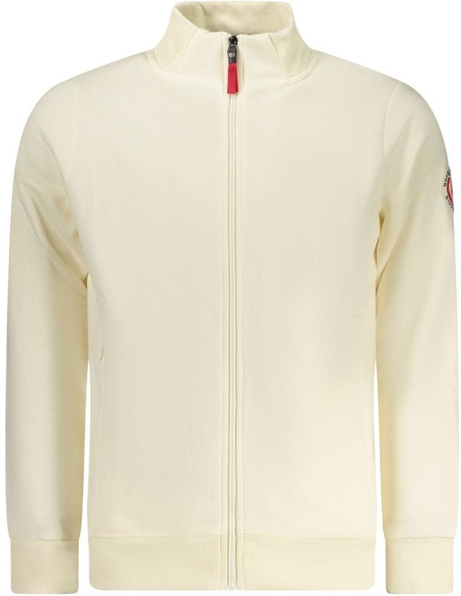 Norwegen 1963 Weißer Baumwollpullover für Herren