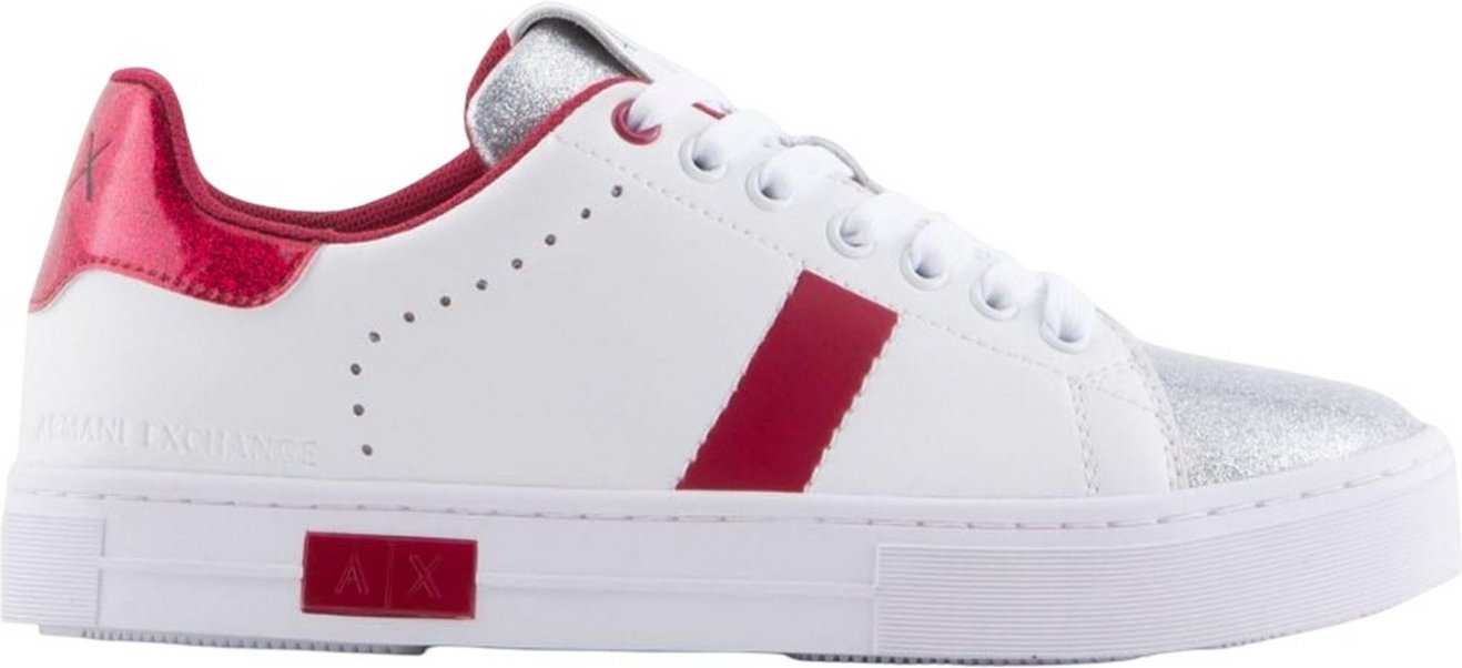 Thumbnail - Armani Exchange - Sneaker für Damen (Weiß/Rot)