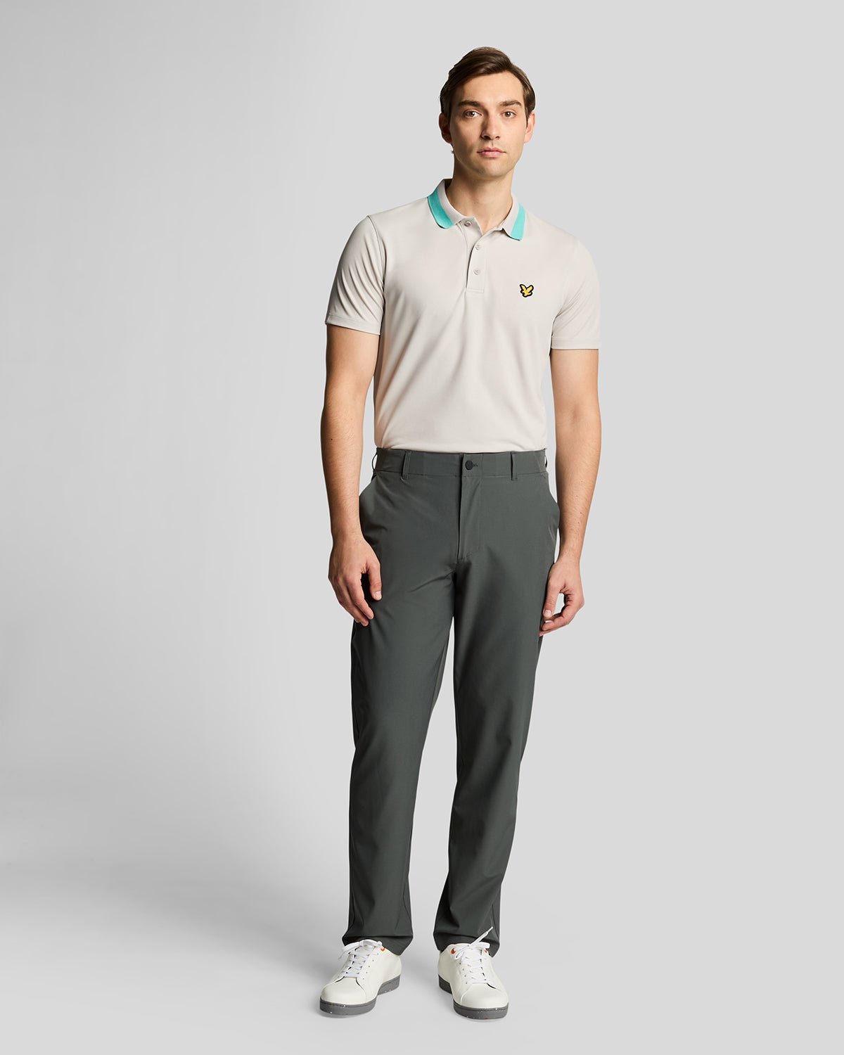 Lyle & Scott Golf 5-Pocket-Hose – Grau