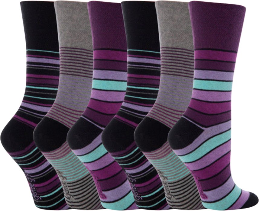 Gentle Grip - 6 Paar Damen Gentle Grip nicht elastische Socken - GG10