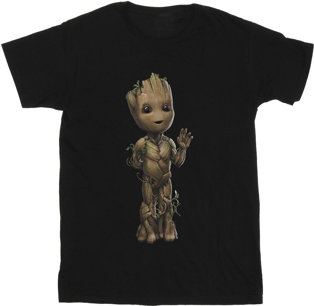 Marvel - "I Am Groot" T-Shirt für Herren (Schwarz)
