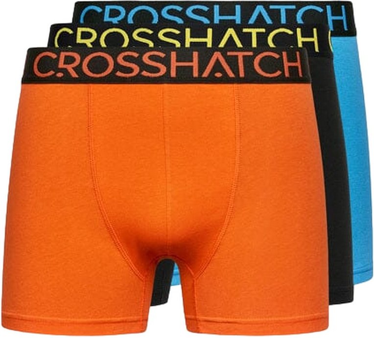 Duck and Cover - "Highlighter" Boxershorts für Herren (3er-Pack) (Blau/Orange)