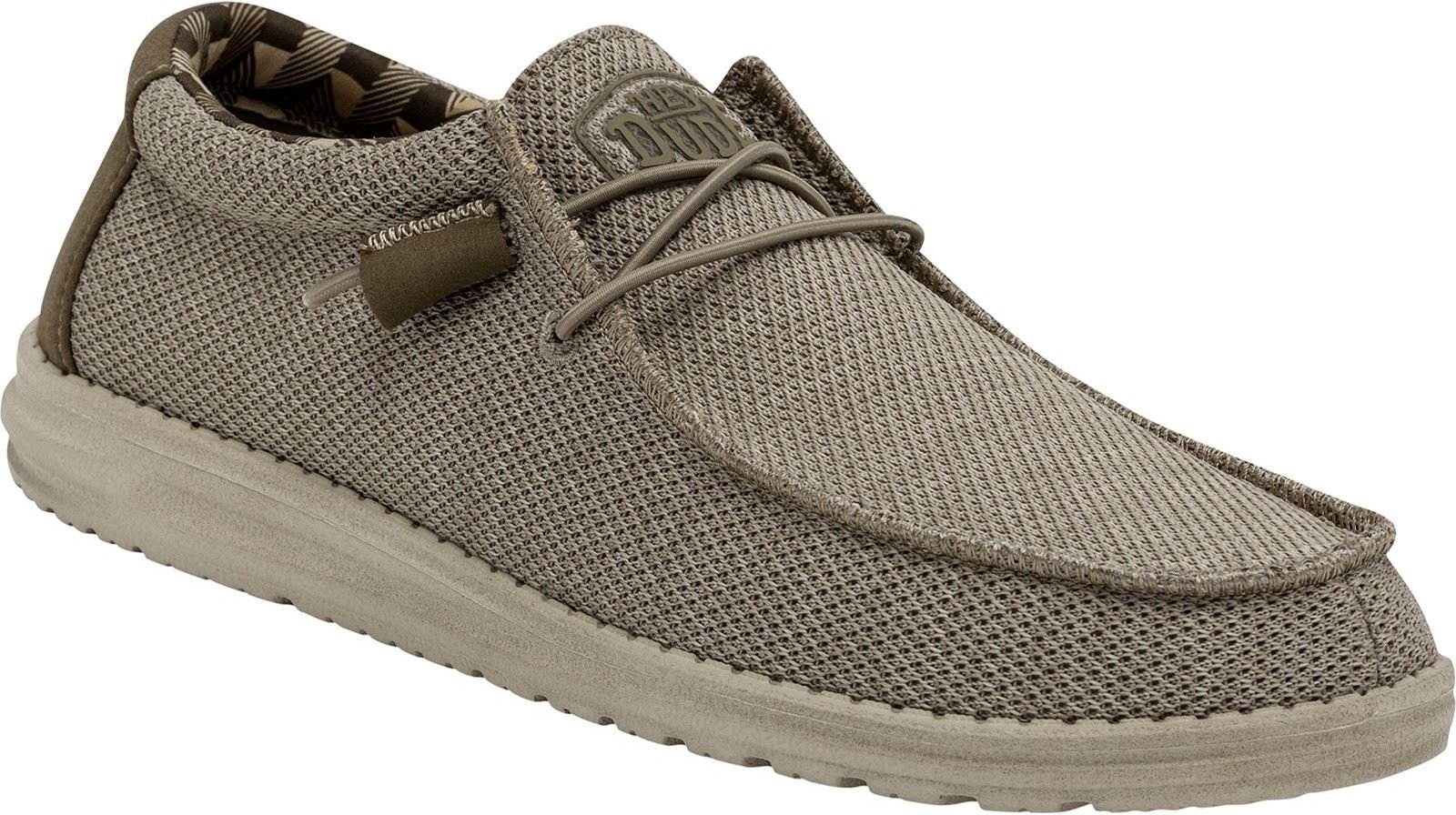 HEYDUDE Wally Sox Faux Suede Herren Beige Bootsschuhe