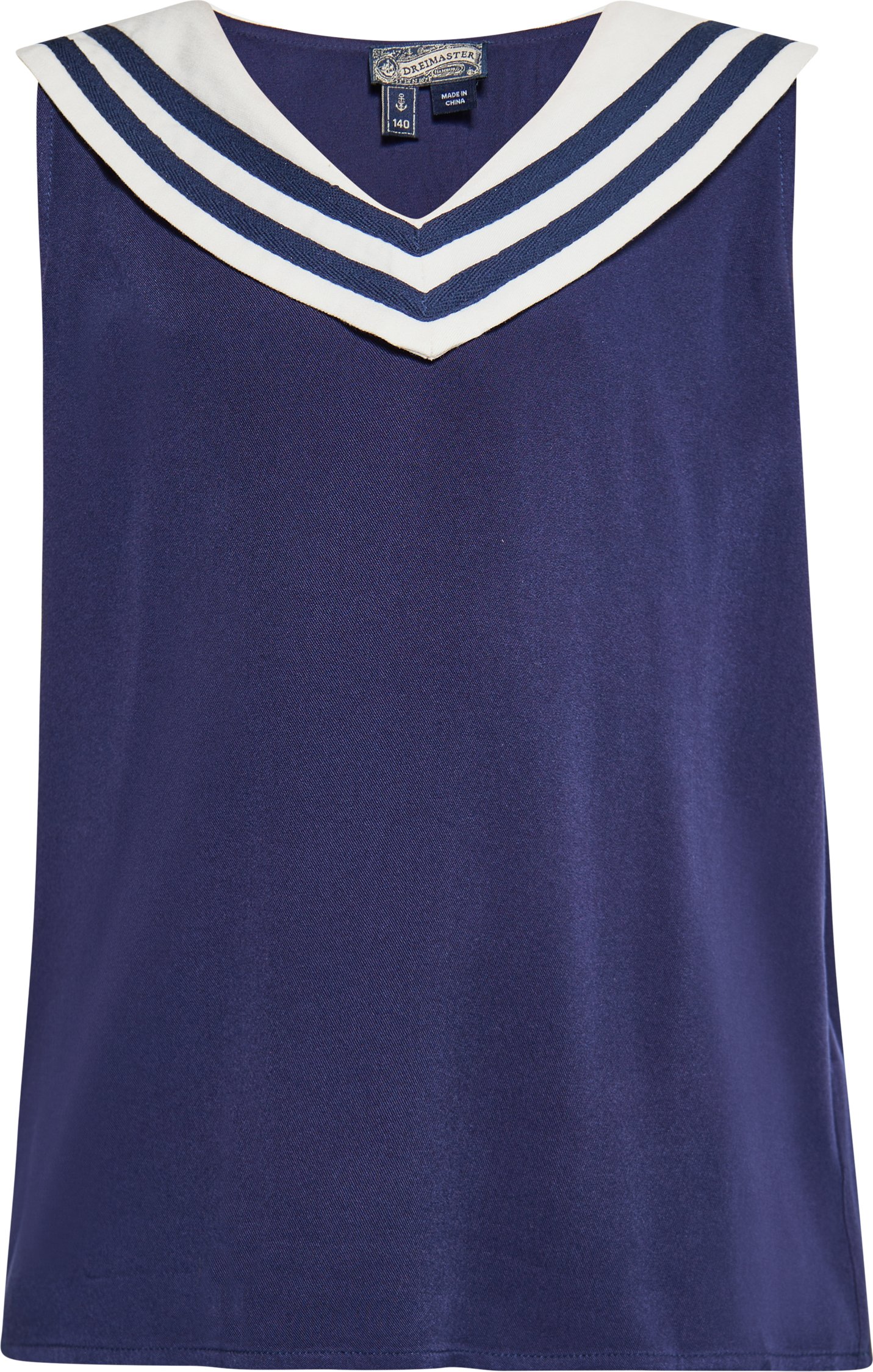 Thumbnail - Dreimaster Bluse Mädchen (Kids) Marine