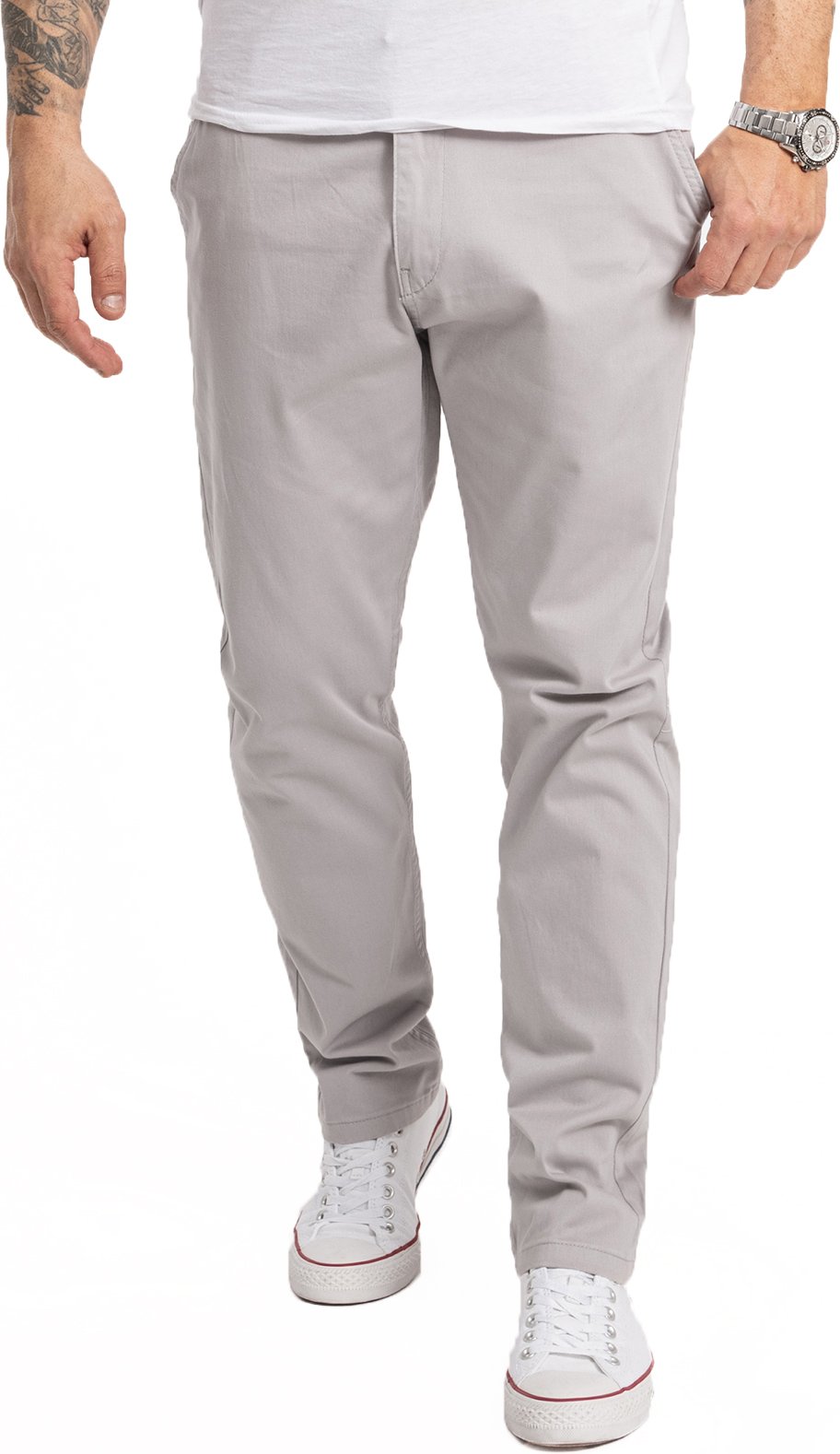 Thumbnail - Indumentum Stoffhose Hellgrau