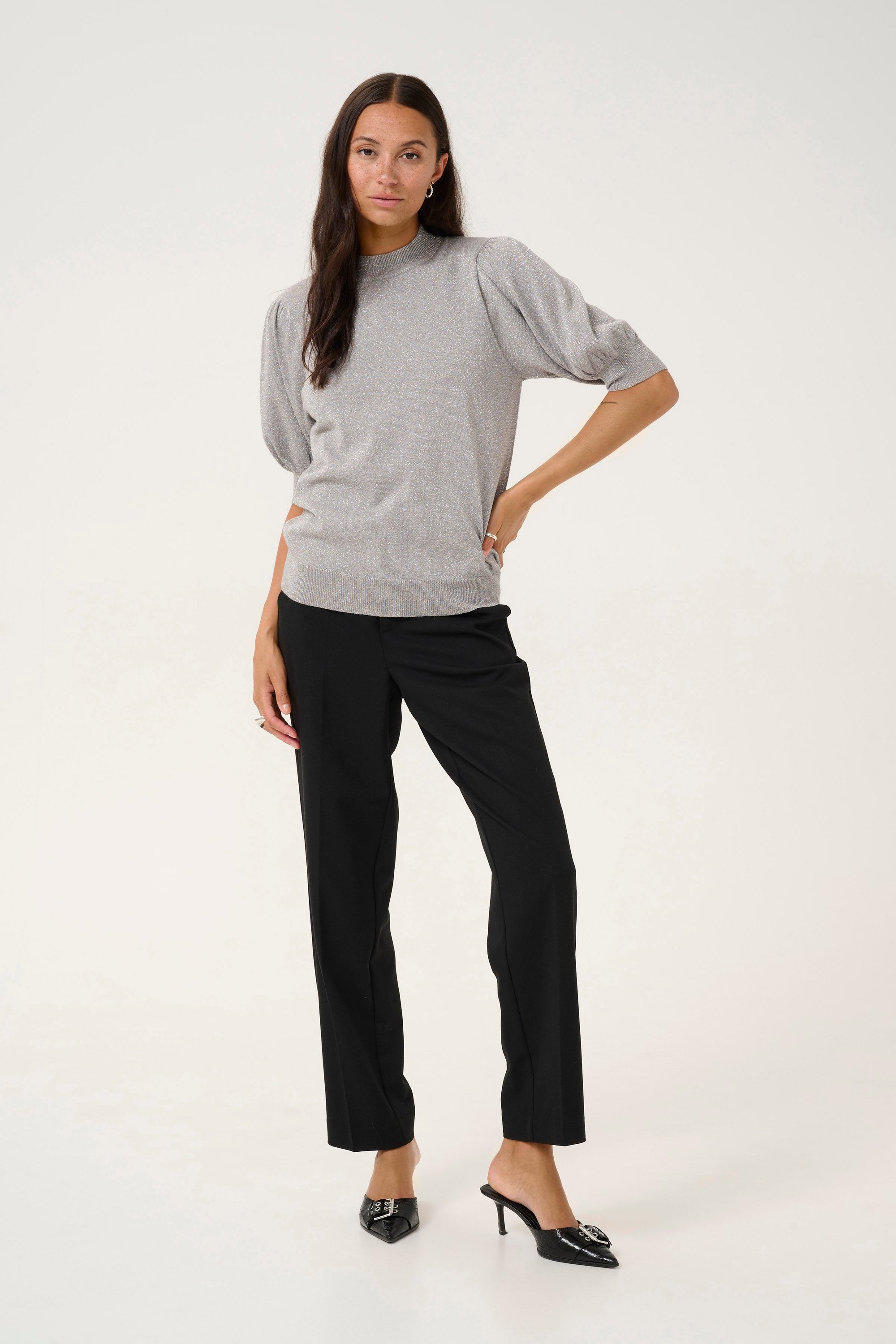Strickpullover Regular fit silver