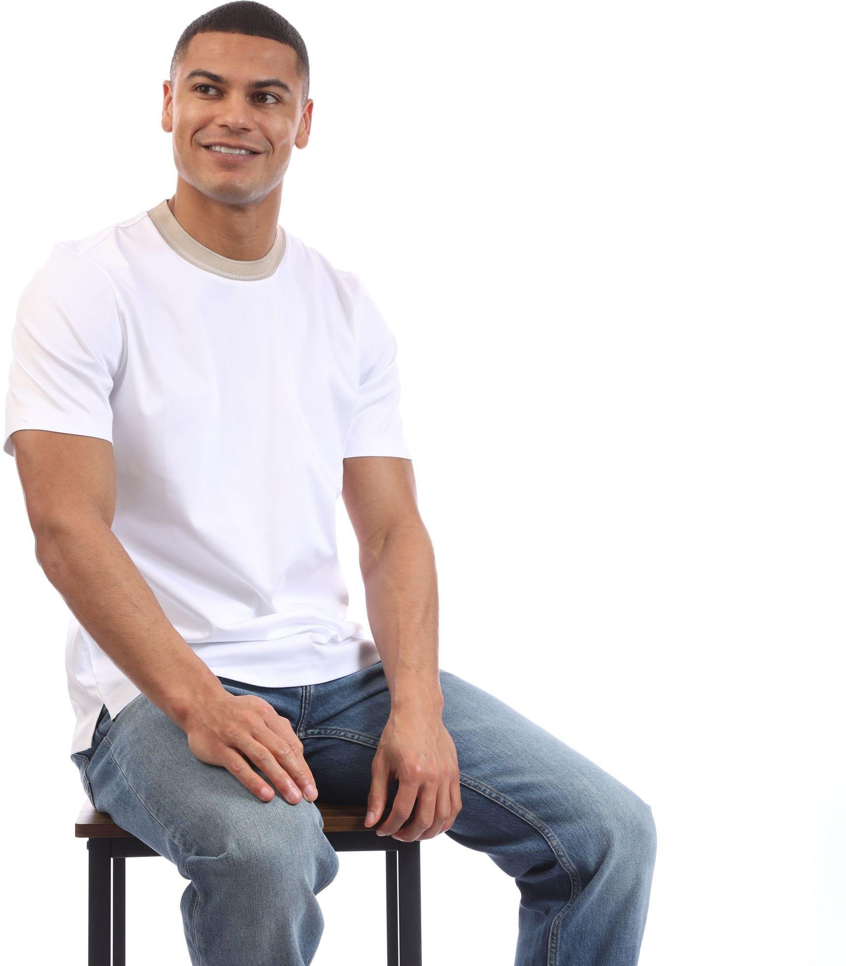 Boss - "H-Tessler 199" T-Shirt für Herren (Weiß)