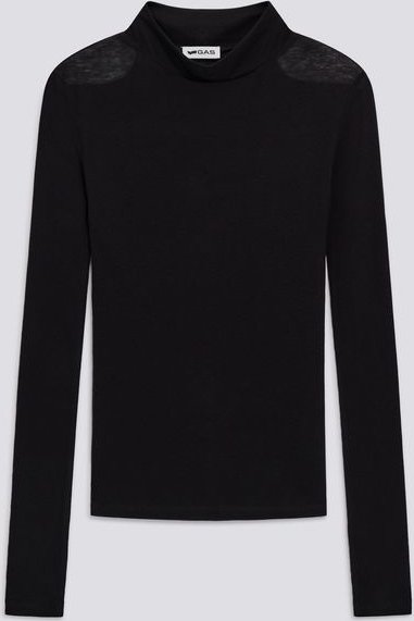 Damen Pullover mit hohem Hals aus Wolljersey HANIKE NECK M/L