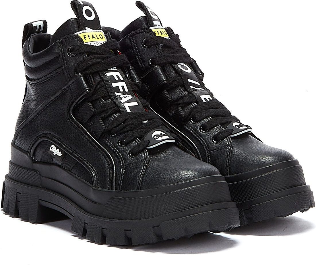 Buffalo Aspha Mid NC Damen Schwarz Stiefel