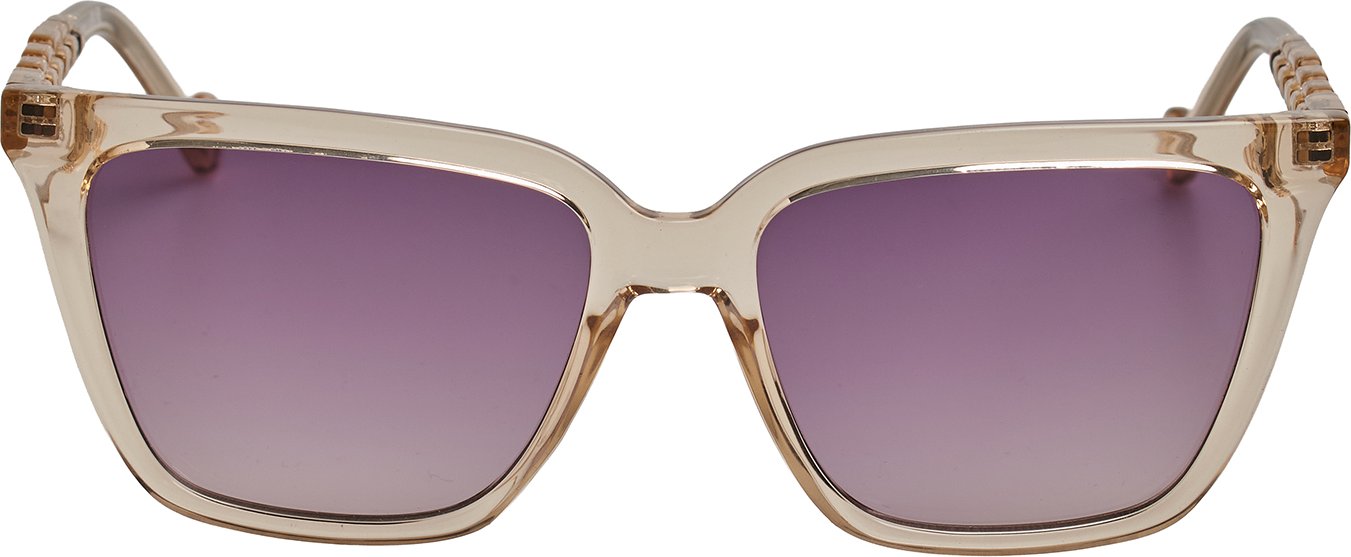 Damen Rechteckige Acetat-Sonnenbrille LJ780S