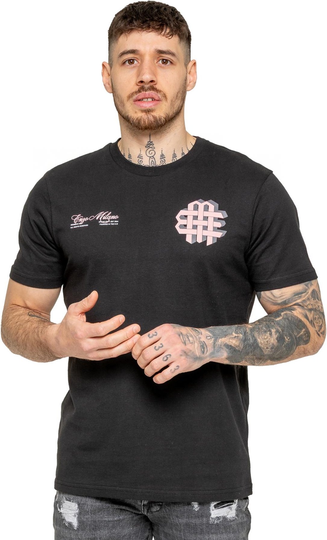 Enzo Milano | Bedrucktes Herren T-Shirt