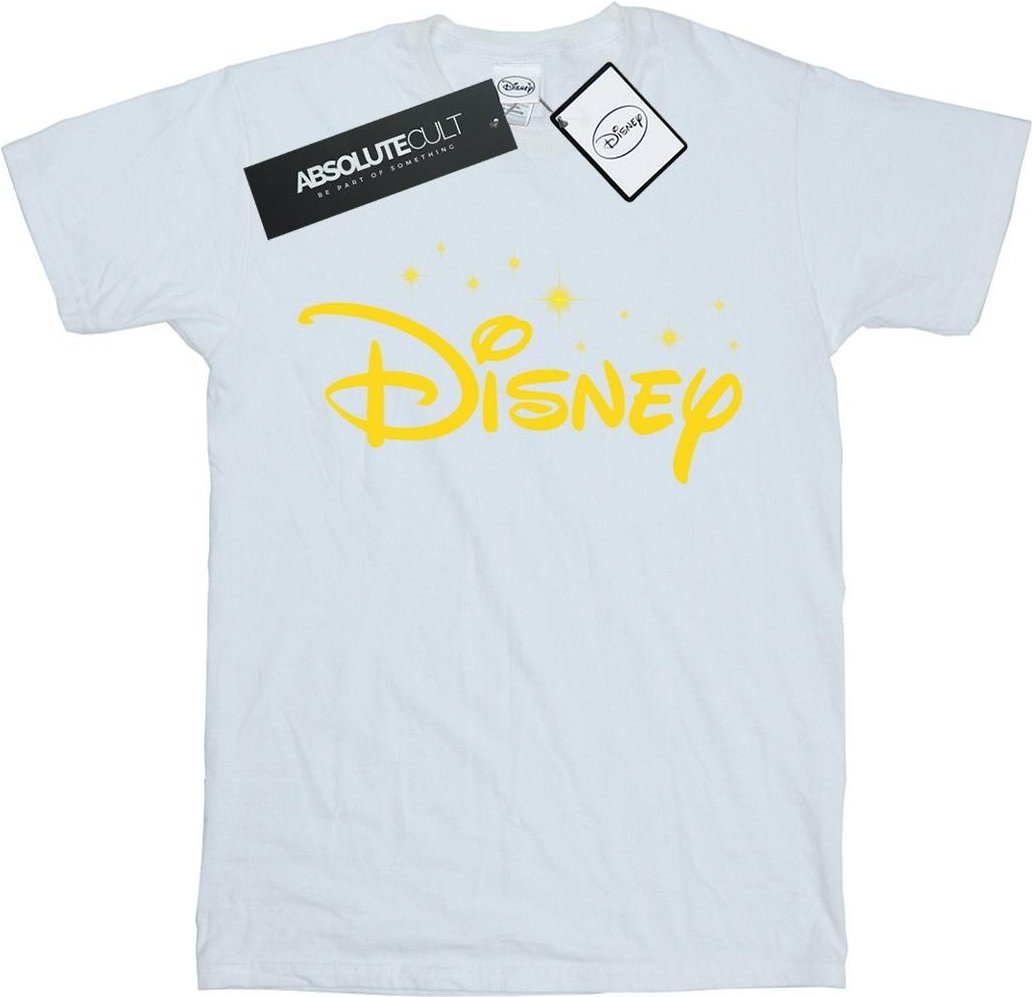 Disney - "Logo Stars" T-Shirt für Damen (Weiß)