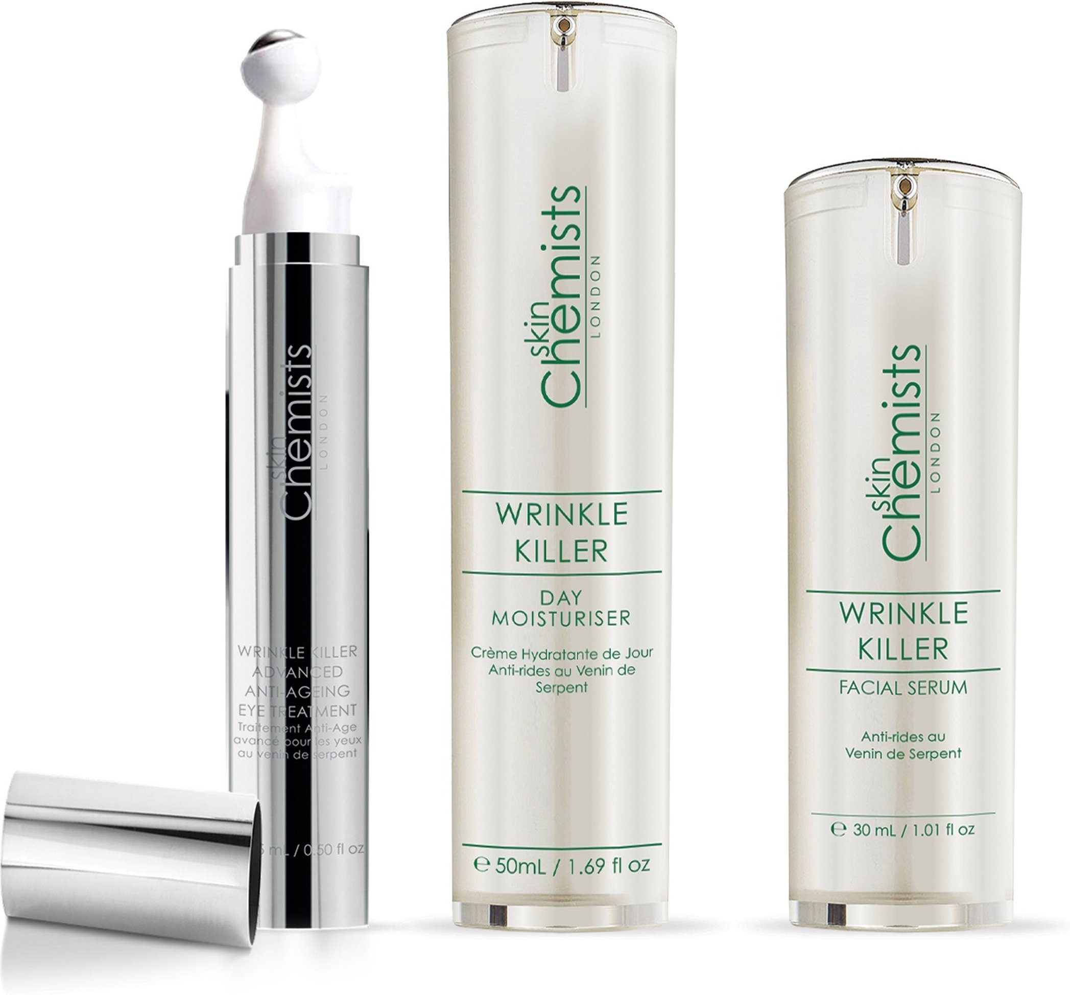 skinChemists Anti-Aging Faltenkiller Augen- & Gesichtstags-kit