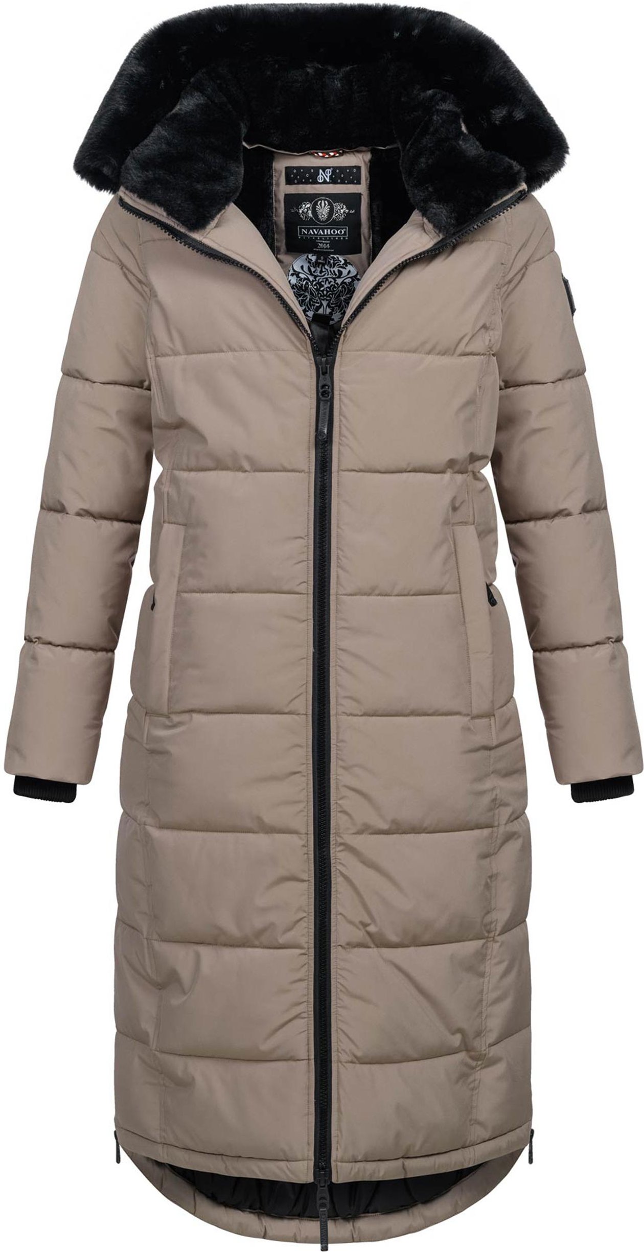 Thumbnail - Navahoo Damen Winterjacke Knuddelfee – Extra Lang & Kuschelig Warm