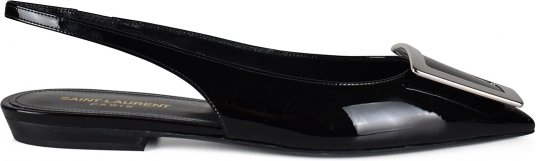 Saint Laurent Ballerinas Maxine Schwarz