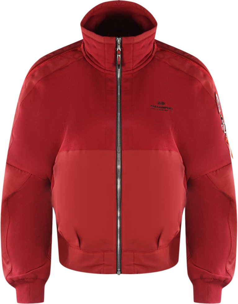Parajumpers Jadie Rio Roter Zip-Up Pullover
