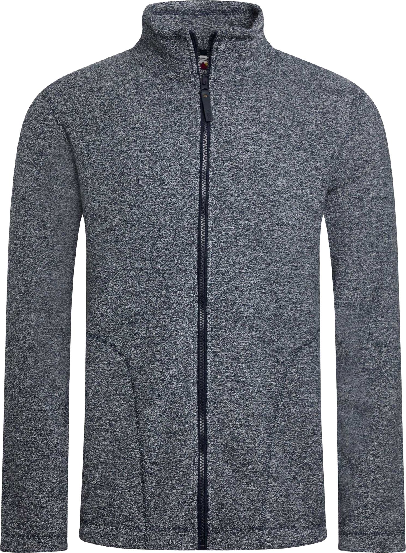 Weird Fish - "Thames" Fleece-Oberteil Durchgehender Reißverschluss für Herren (Marineblau)