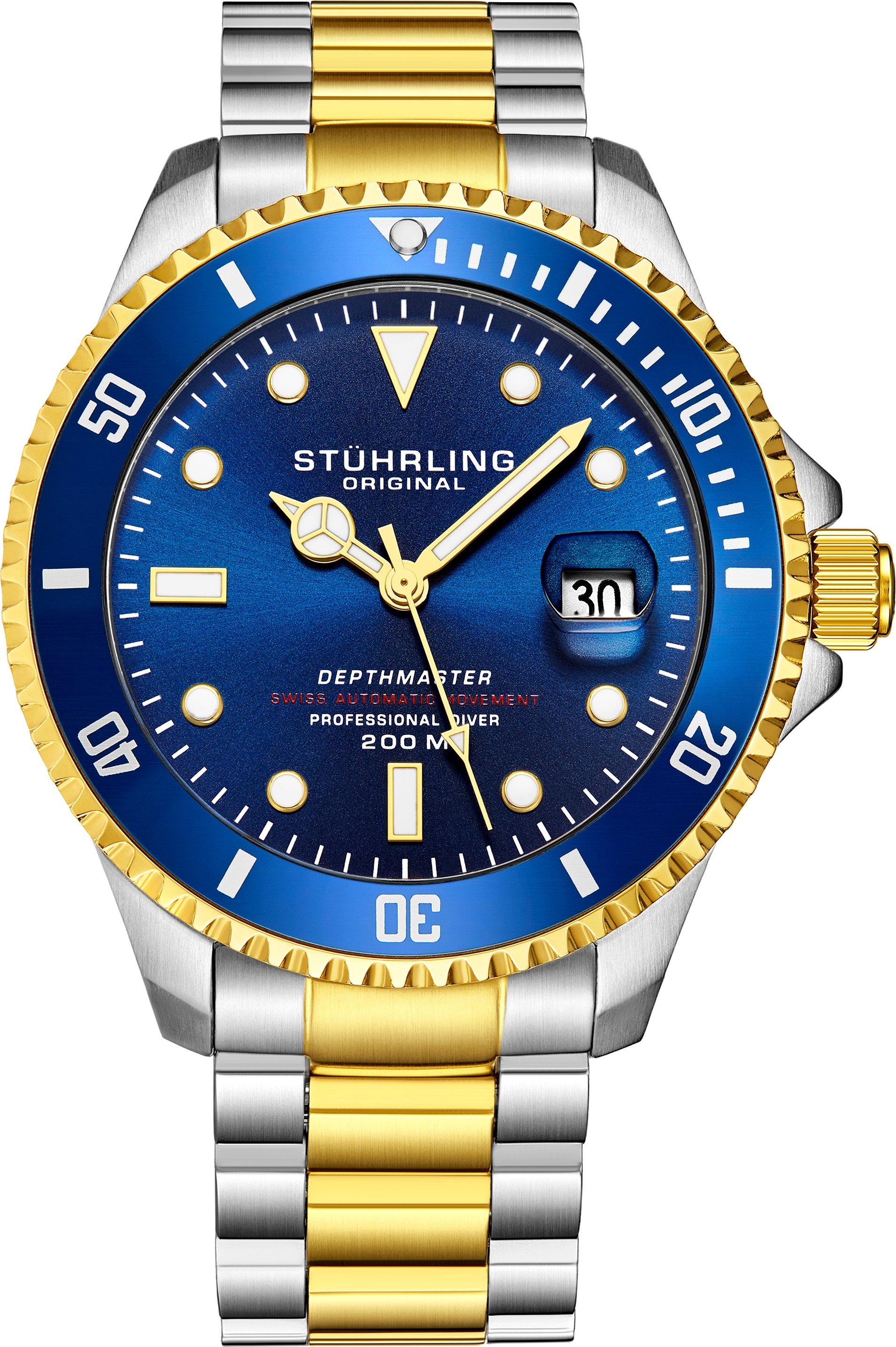 Blau und Gold Depthmaster Automatik 42mm Taucher