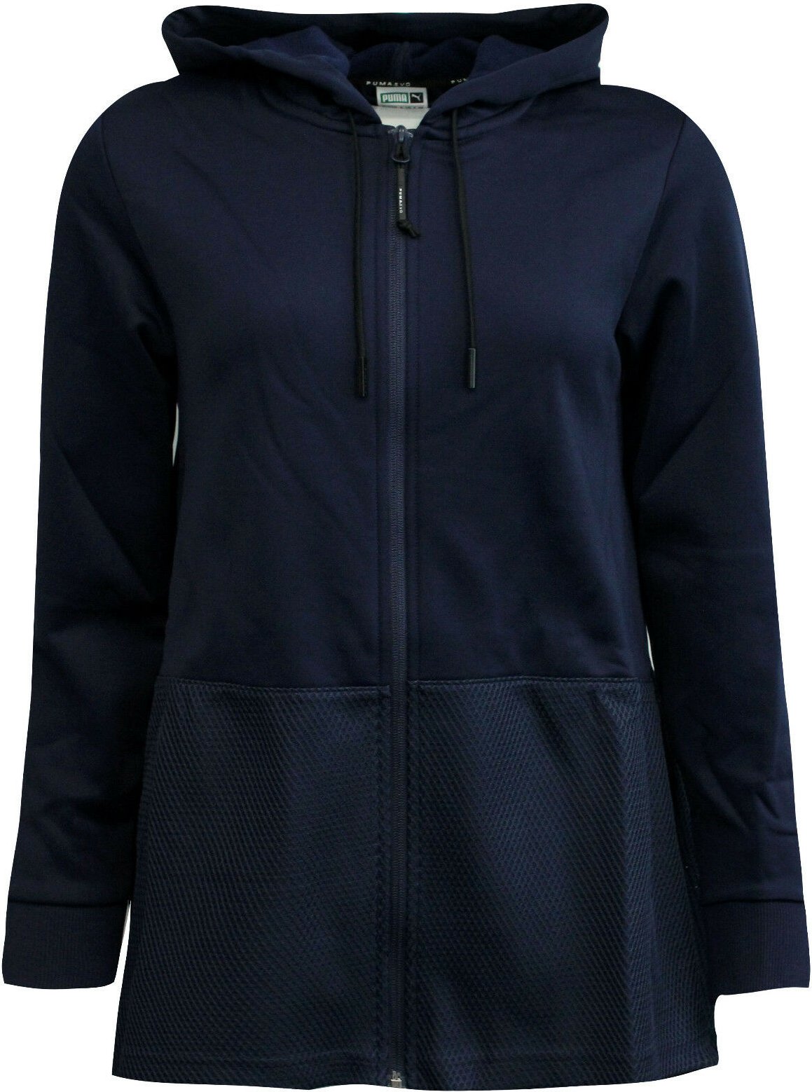Puma Evo Drapey Marineblaue Trainingsjacke für Damen