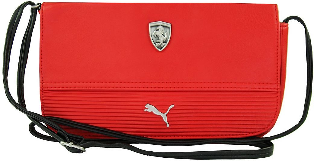 Puma Scuderia Ferrari – Rote Damentasche mit verstellbaren Riemen