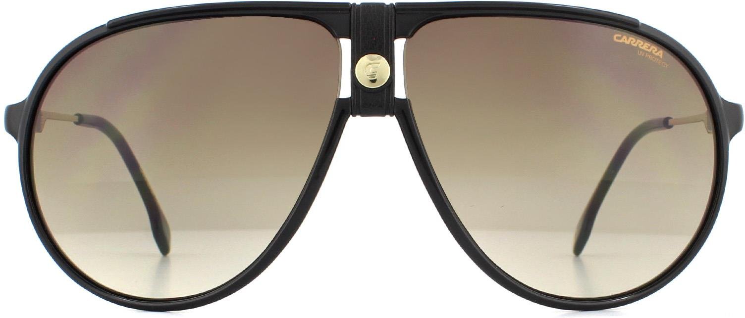 Carrera Aviator Mens Schwarz Braun Gradient Sonnenbrille