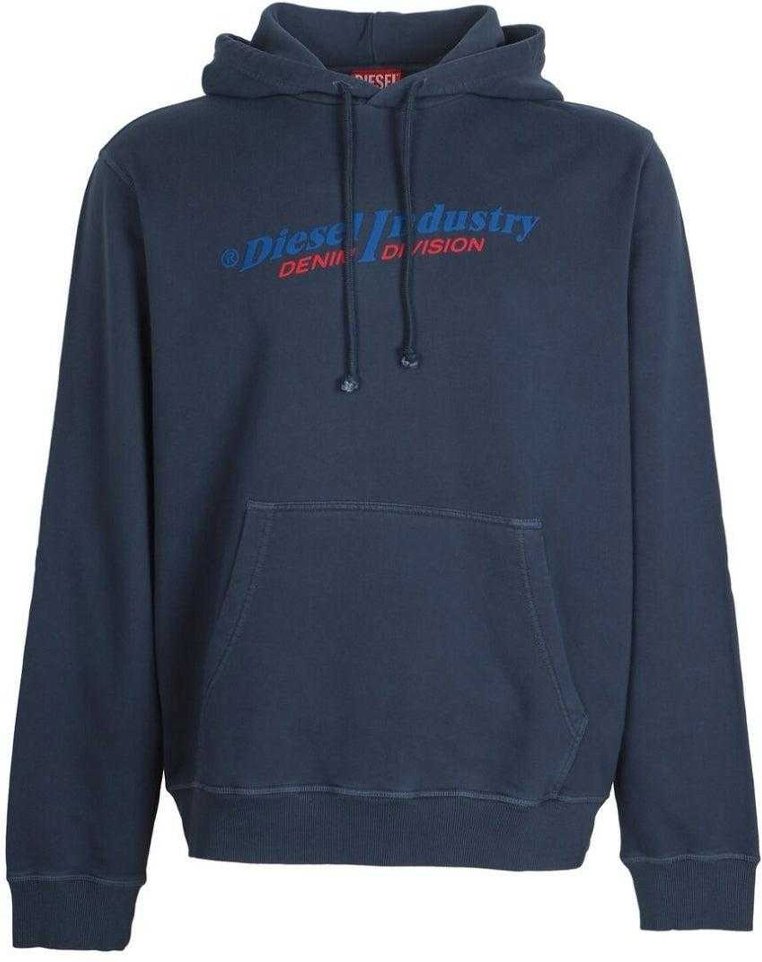 Thumbnail - Diesel - "Industry Denim Division" Kapuzenpullover für Herren (Marine)