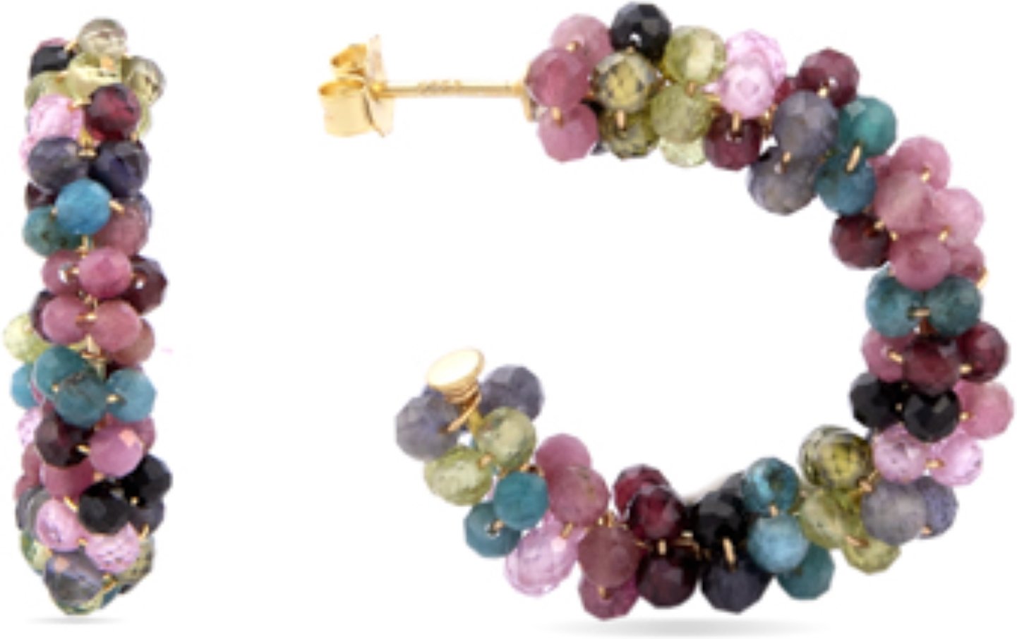 Luxenter Salblai 925 Sterling Silber Ohrringe