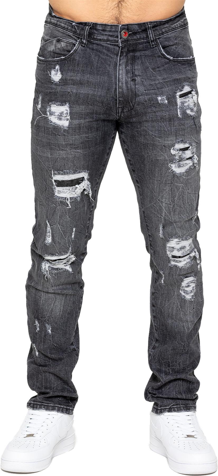 Enzo | Herren Ripped Denim Jeans