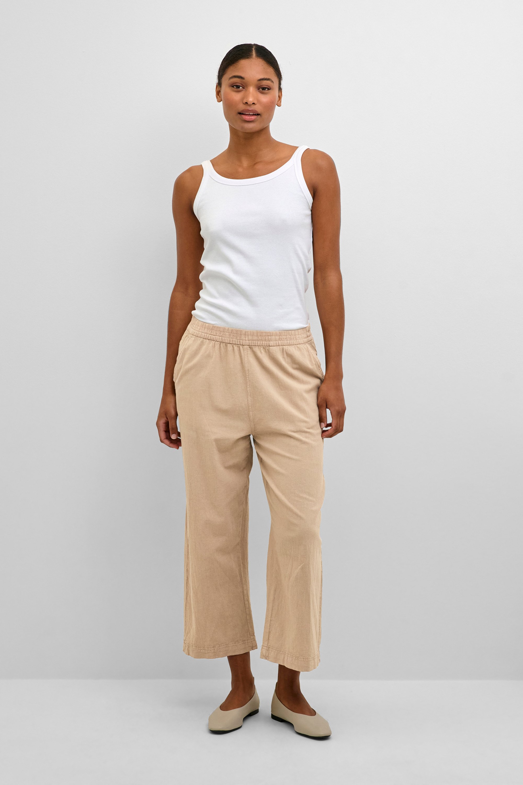 Casual Hose Loose fit Classic Sand
