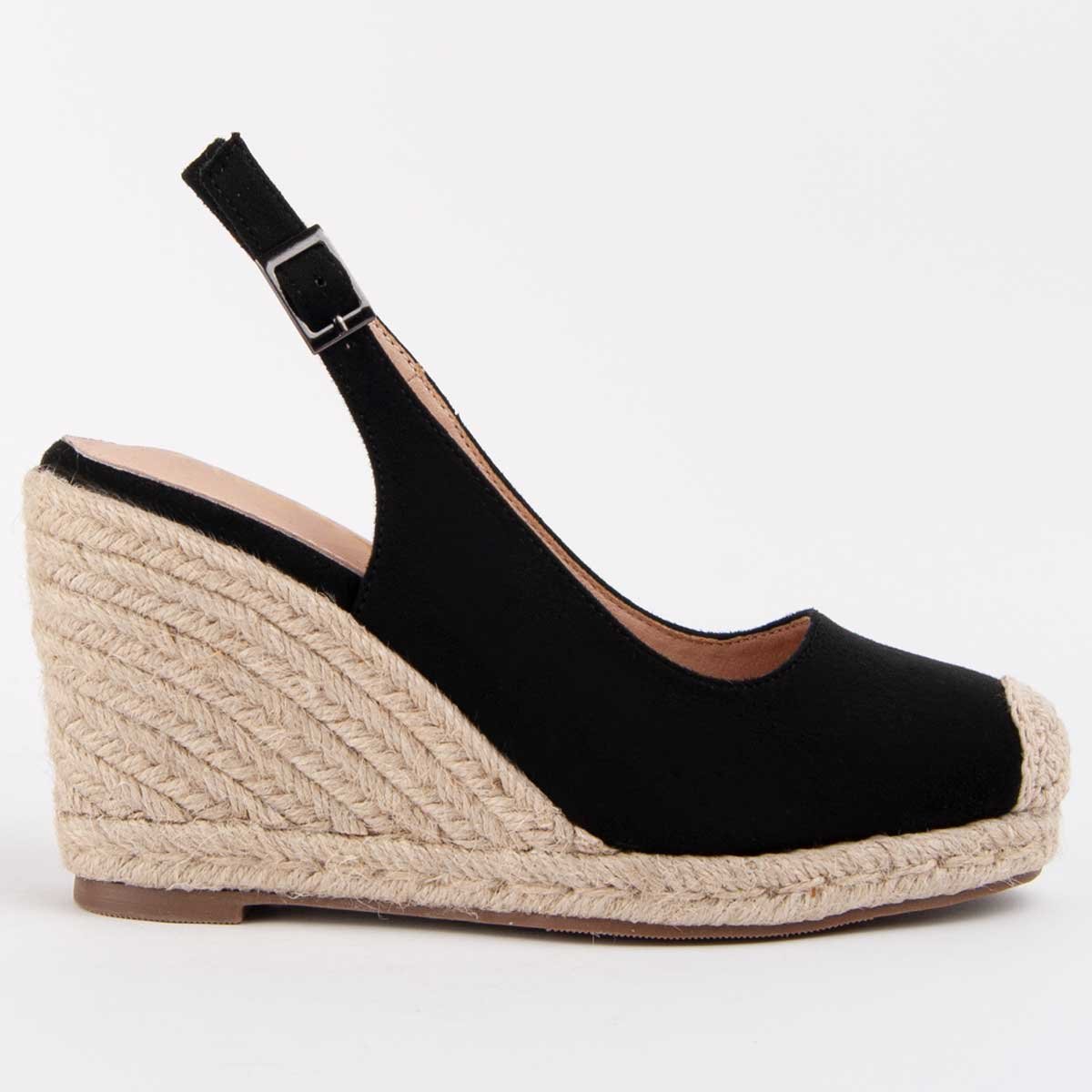 Montevita Espadrille Mit Keilabsatz Balenci7 Schwarz