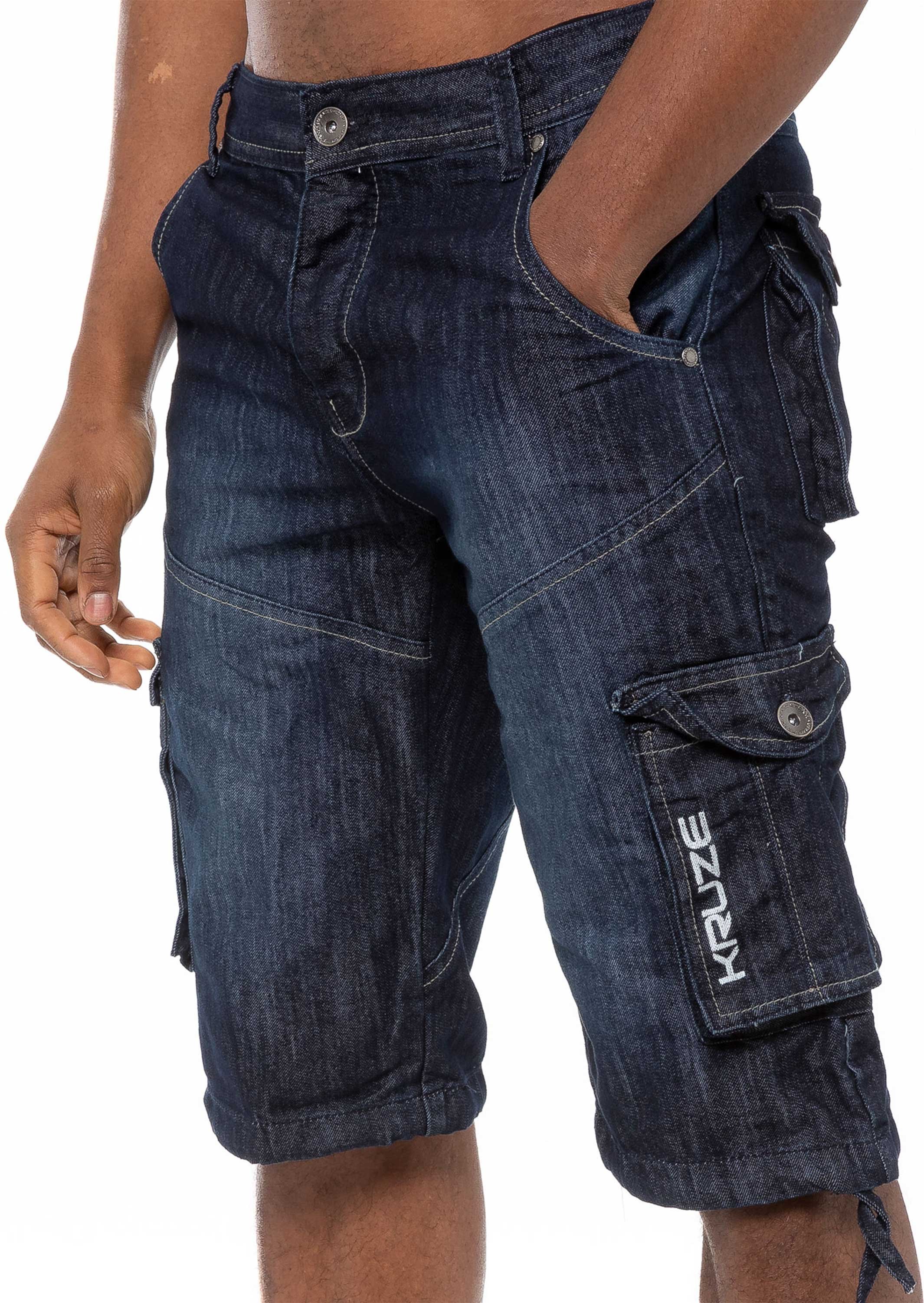 Thumbnail - Kruze Herren Cargo Combat Shorts