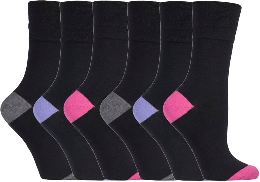 Gentle Grip - 6 Paar Damen Gentle Grip Nicht elastische Socken - SOLRP07HT