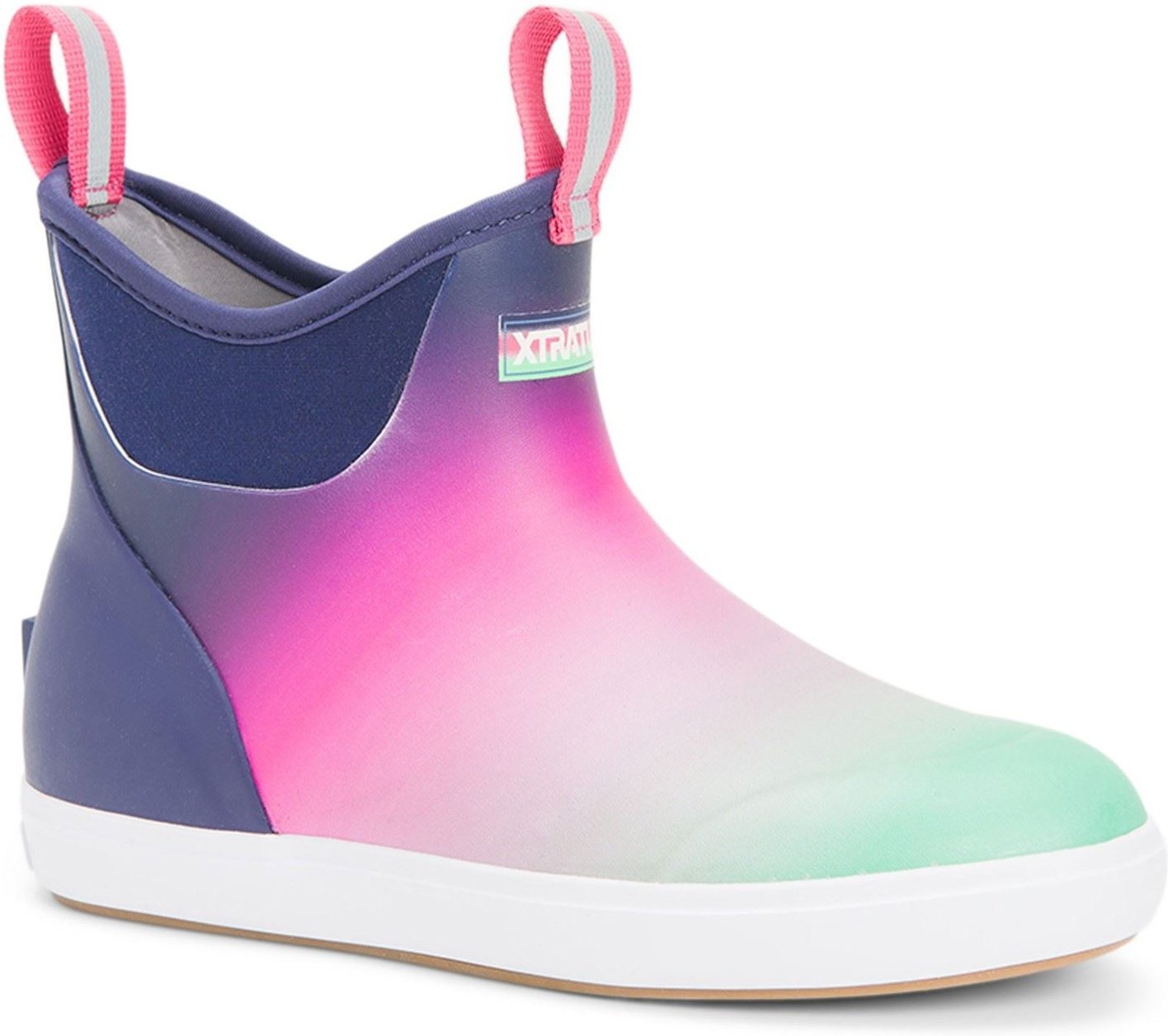 Xtratuf Ankle Deck Rubber Lila Aurora Wellington Stiefel