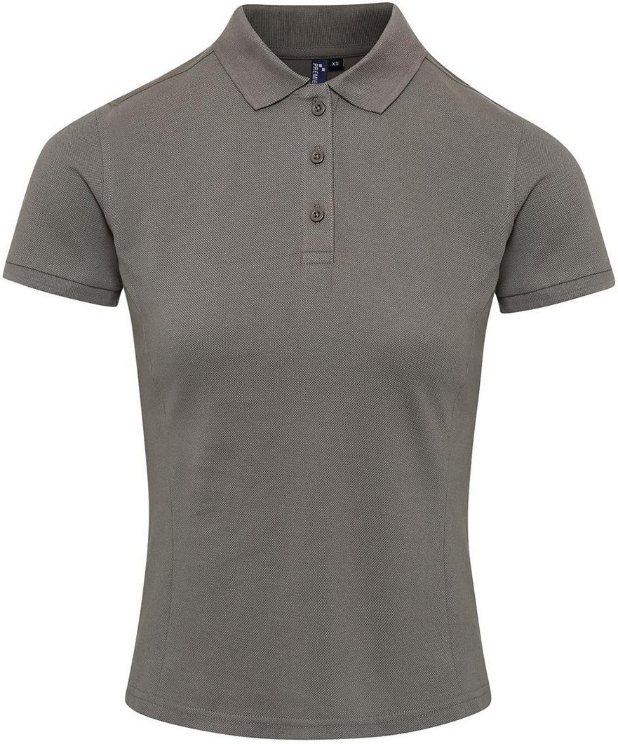 Premier - Poloshirt für Damen (Dunkelgrau)