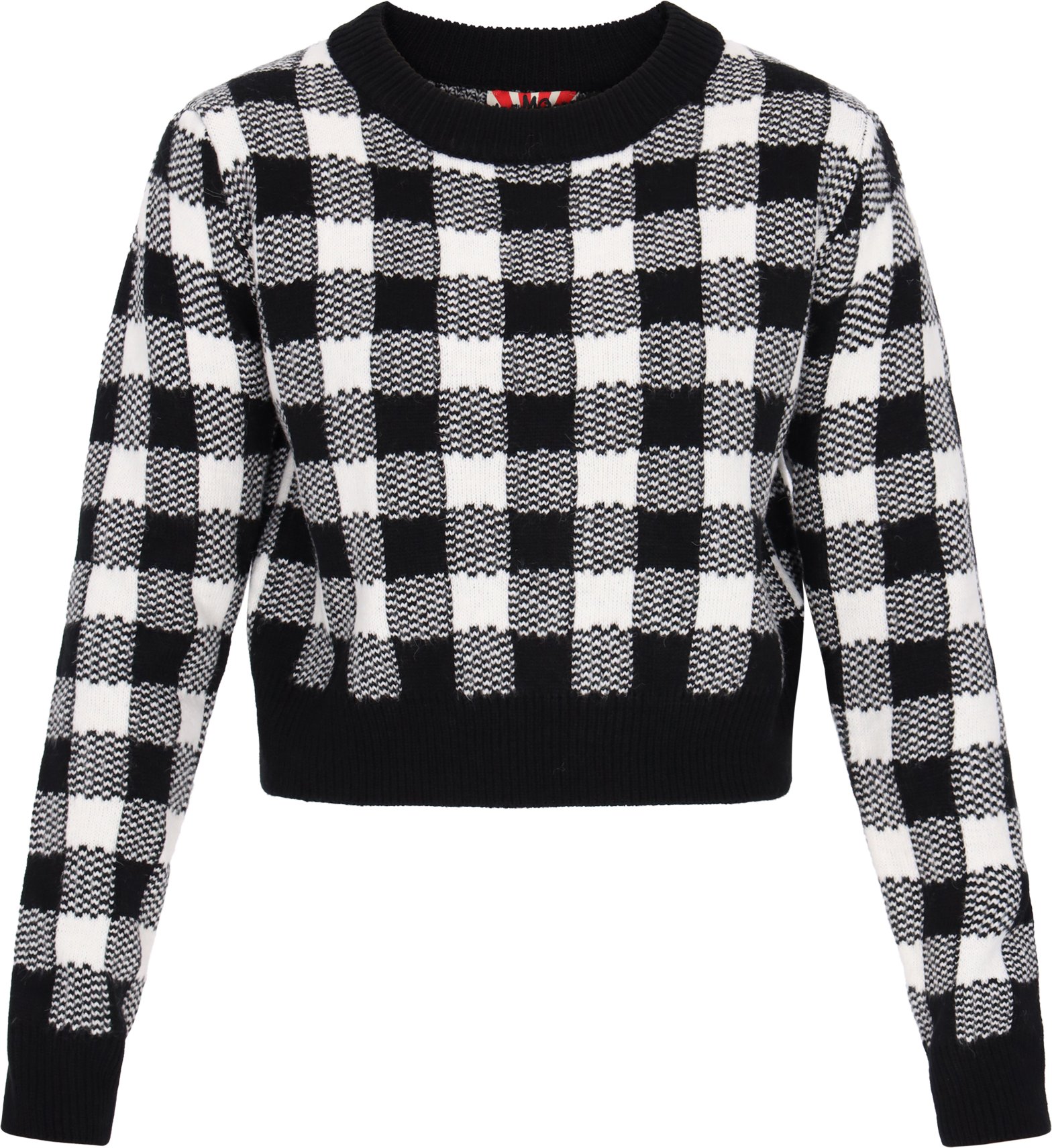 Mymo Pullover Frauen schwarz-weiß