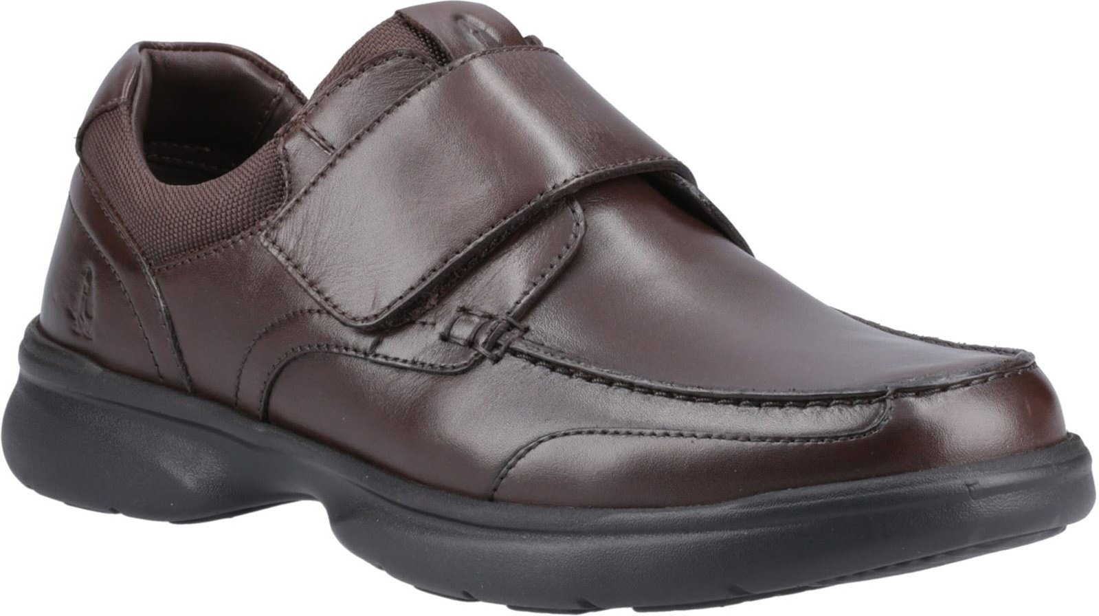 Hush Puppies Hector Leder Herren Braune Mokassins Schuhe