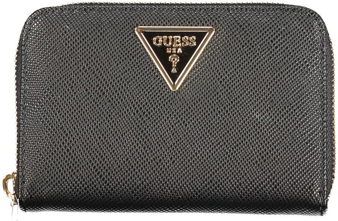 Schwarzes Polyethylen-Portemonnaie