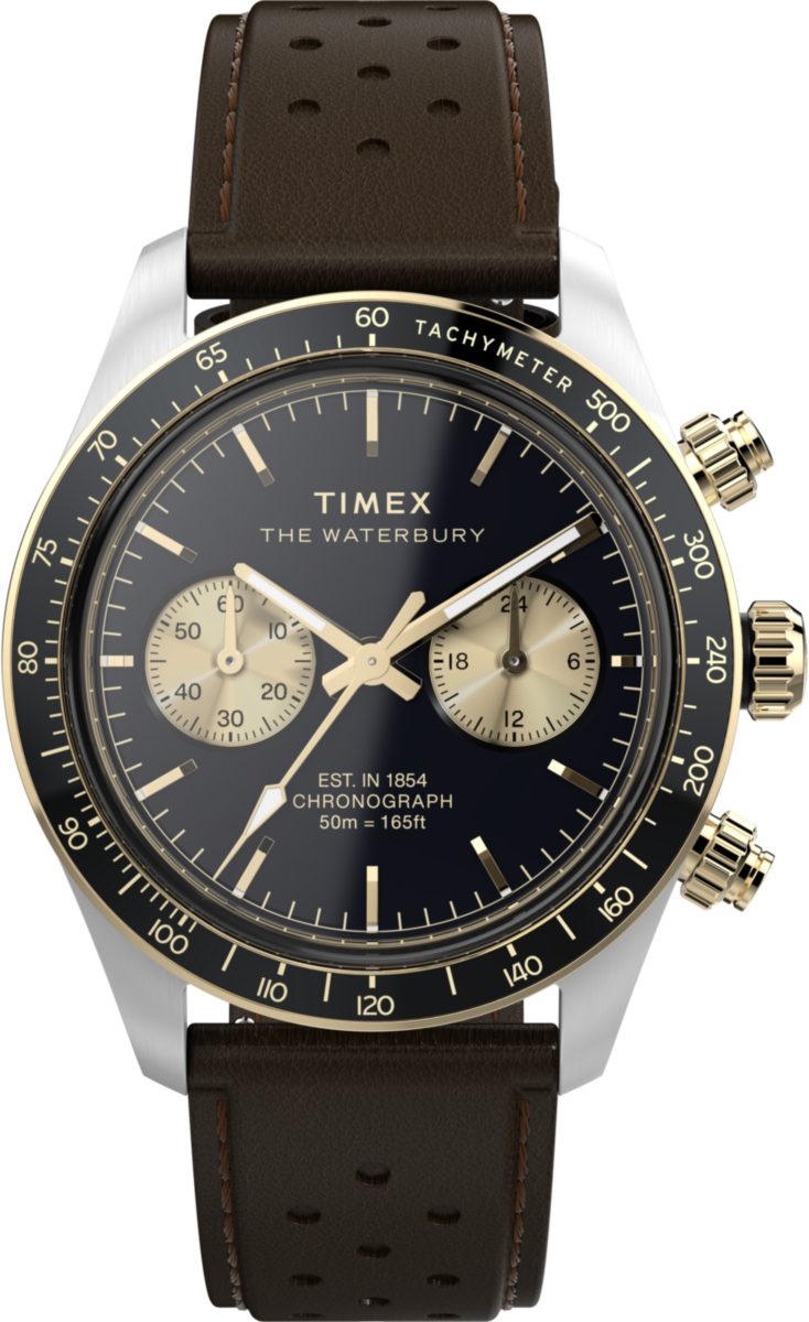 Timex Waterbury Heritage Herrenbraun Uhr TW2Y24100