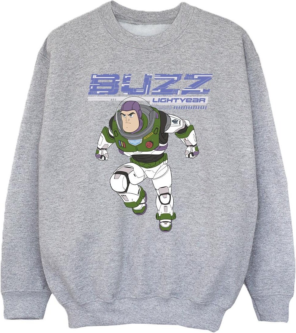 Disney - "Lightyear Buzz Jump To Action" Sweatshirt für Mädchen (Grau)