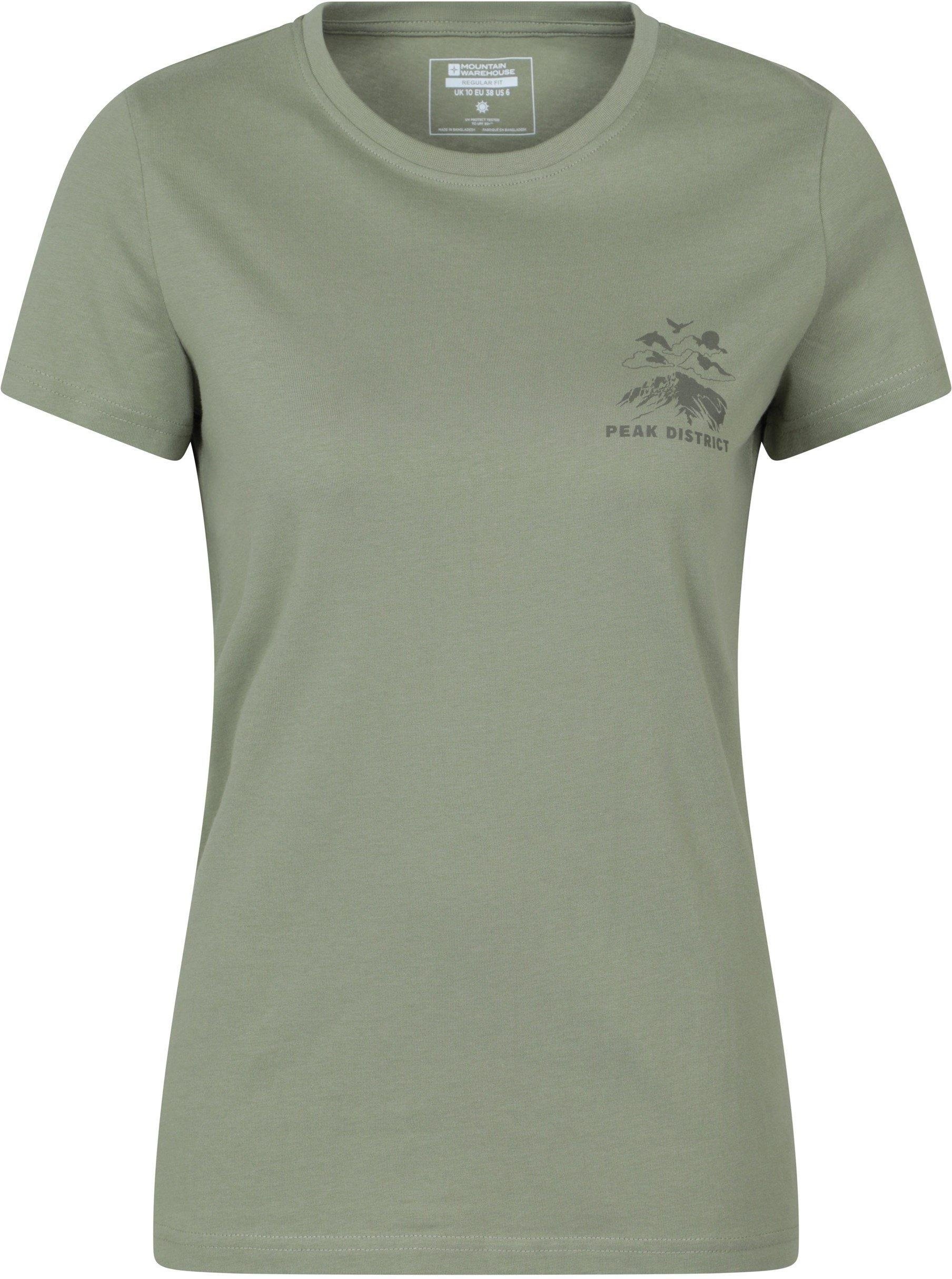 Mountain Warehouse - "Peak District" T-Shirt für Damen (Khakigrün)