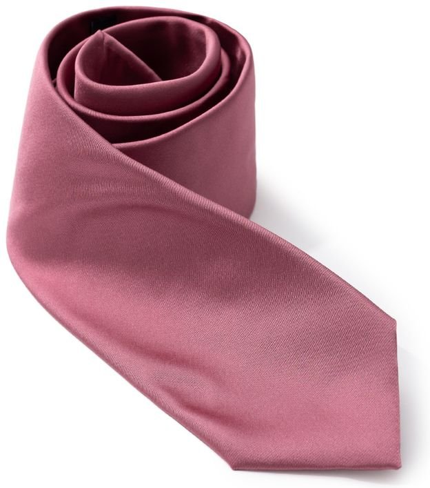 Einfarbige staubige Rosafarbene Seidenkrawatte