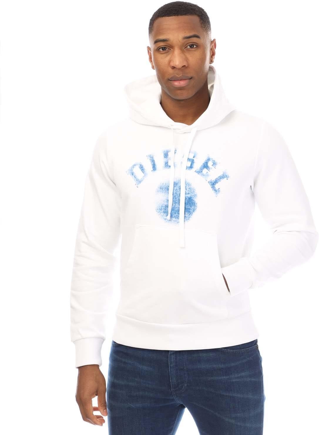 Thumbnail - Diesel - "S-Ginn 9-D" Kapuzenpullover für Herren (Weiß)