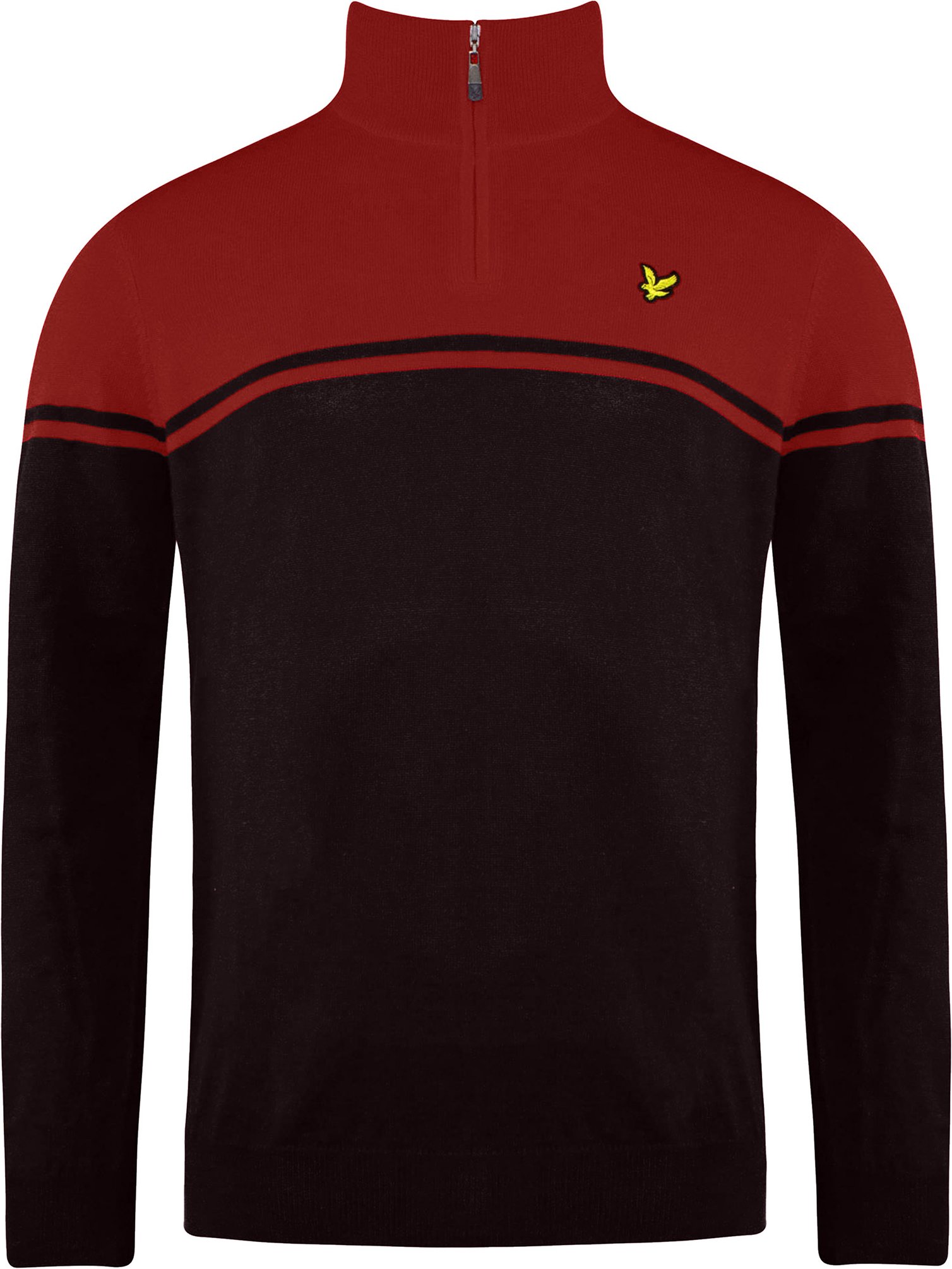 Lyle & Scott Croft Golf Mens Brown Pullover