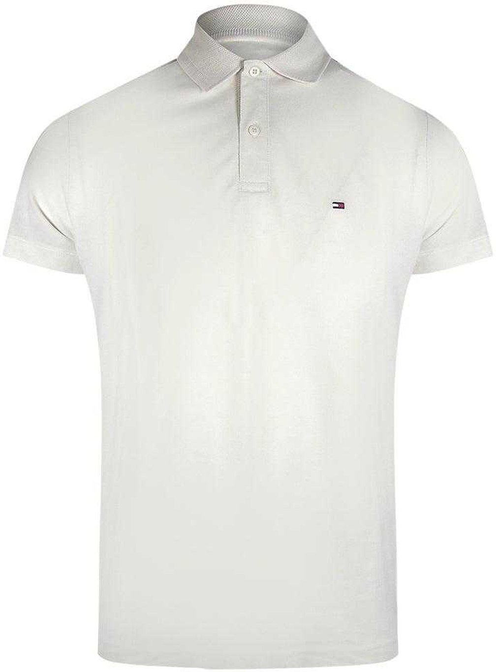 Tommy Hilfiger - "Weathered" Poloshirt für Herren (Weiß)