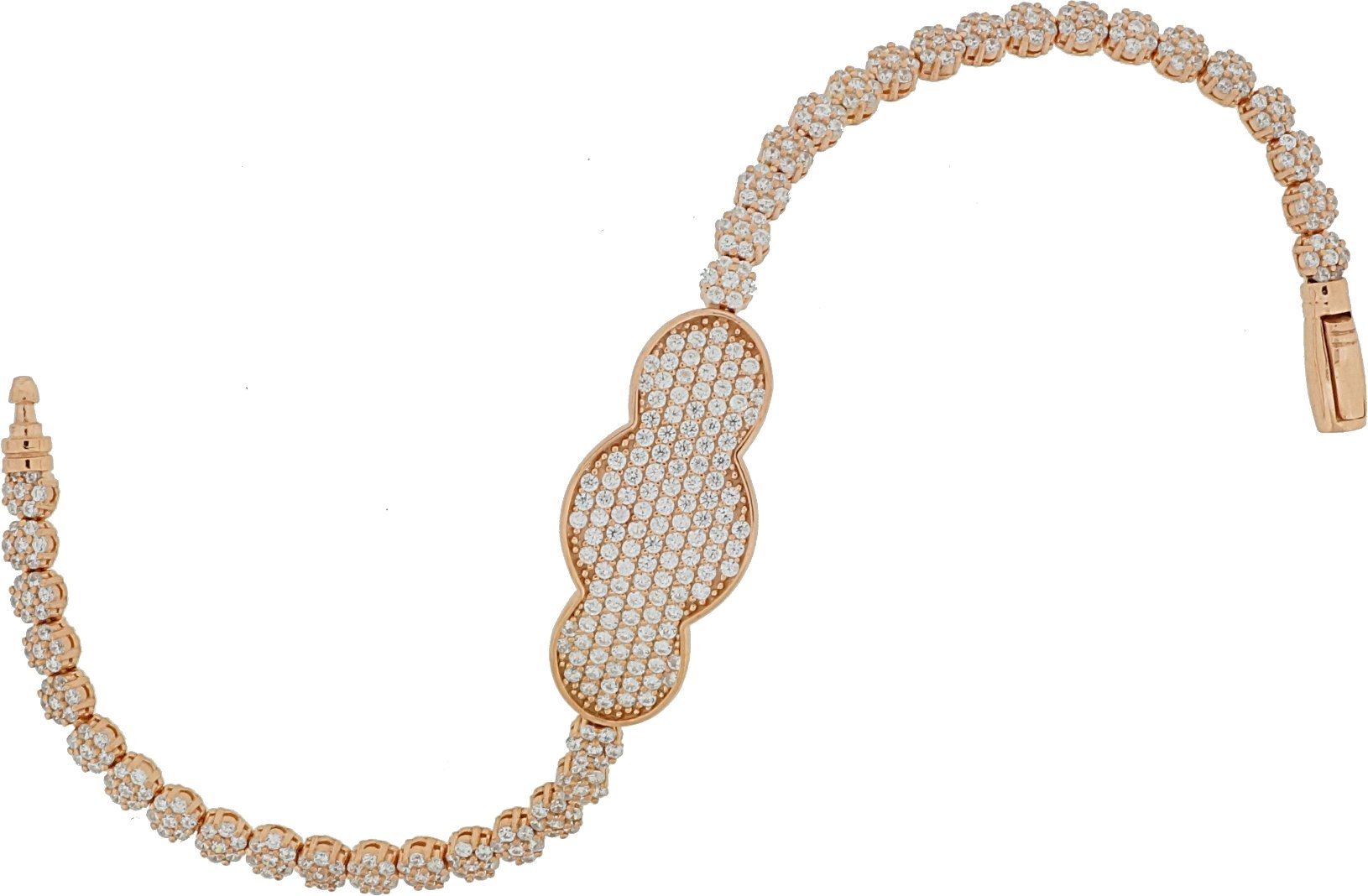 Orphelia Damen-Armband aus 925er Sterlingsilber, Rosé, ZA-6094