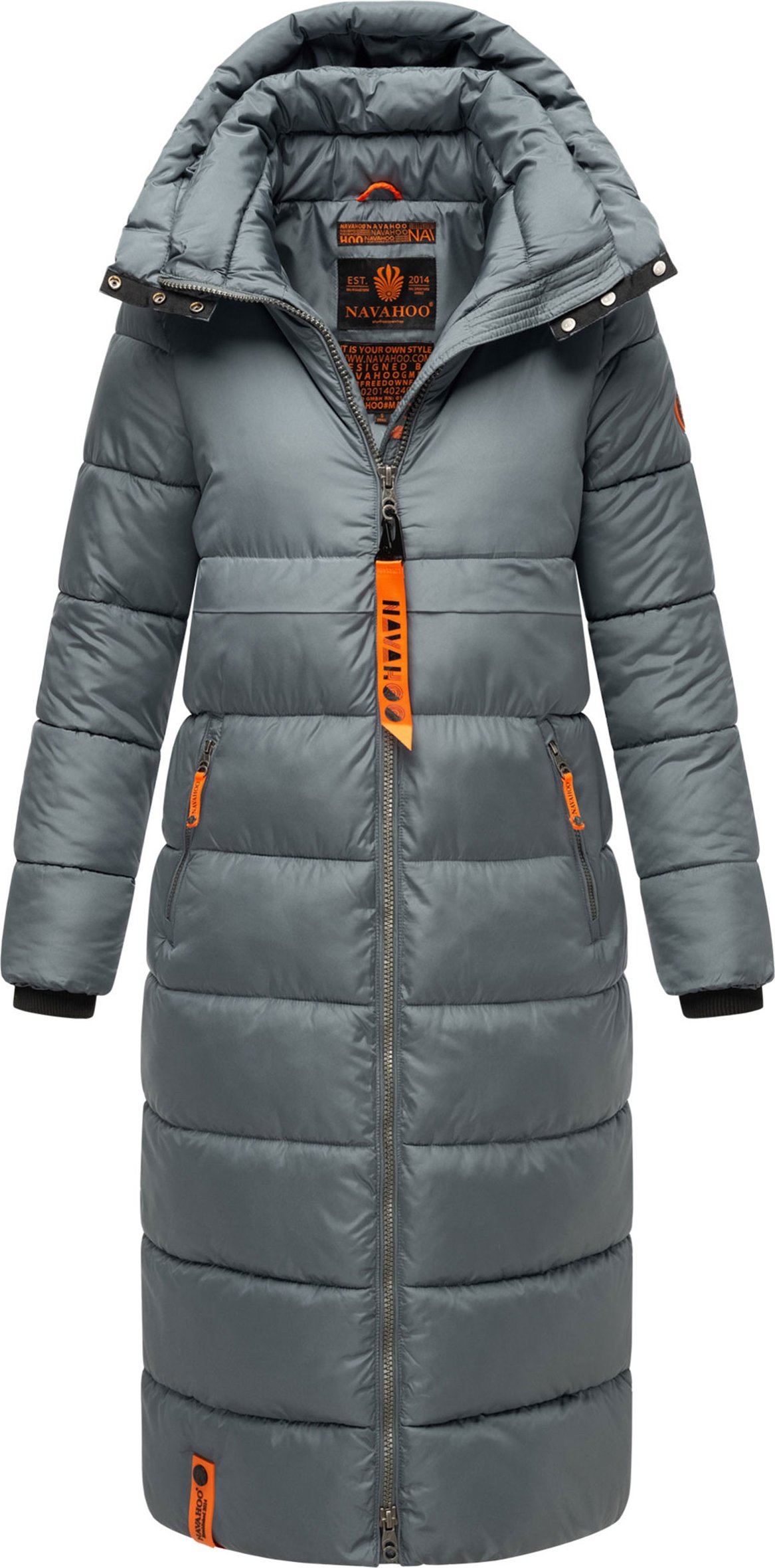 Navahoo Damen Winter Steppmantel Kristallblume – Stylisch & Warm